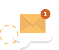 Email icon for contacting the organization