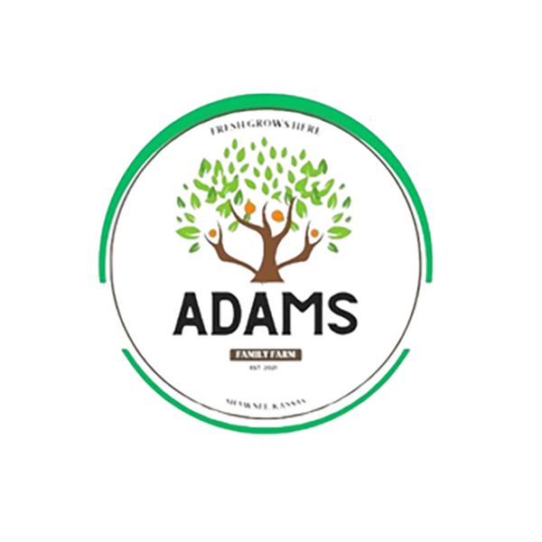 Logo of Adams Family Farm & Sweet Life Wellness Spa featuring farm branding Logo of Adams Family Farm & Sweet Life Wellness Spa featuring farm branding
