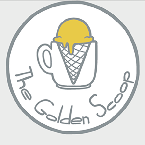 The Golden Scoop portrait or main logo